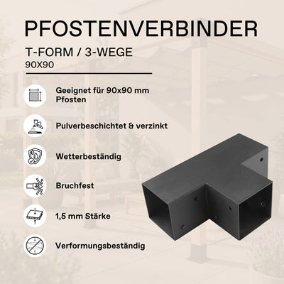 Pfostenverbinder 90x90 mm