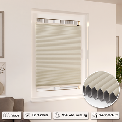 Tenda plissettata a nido d'ape | Schermo per la privacy e oscurante