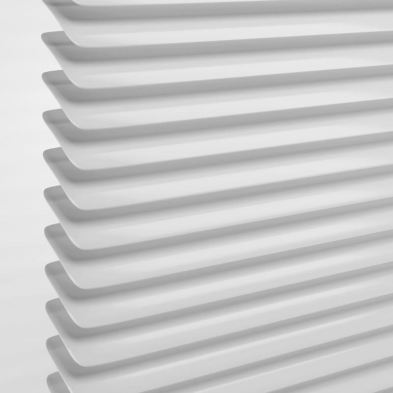 Detailbild Jalousie Lamellen - Farbe: Weiss